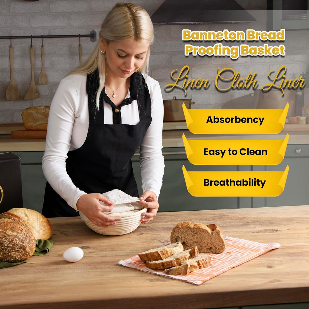 Sourdough Proofing Basket - Round 9 Inch Bread Baking Tool C8648