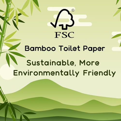 Bamboo Paper Towels 16 Rolls, 2-Ply, Highly Absorbent, Tree Free L682986