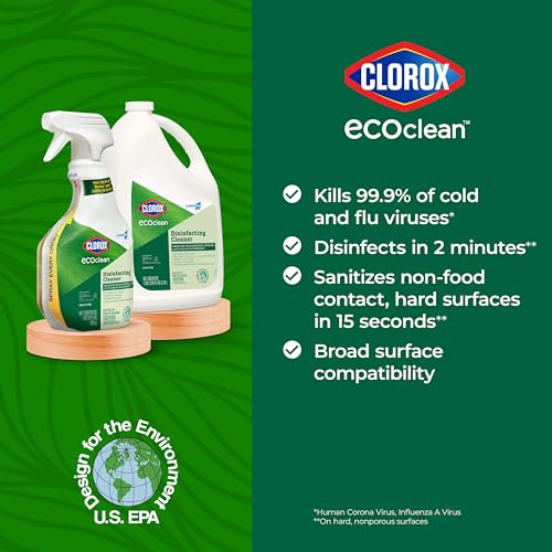 EcoClean Disinfecting Cleaner Spray, 32 oz R6118