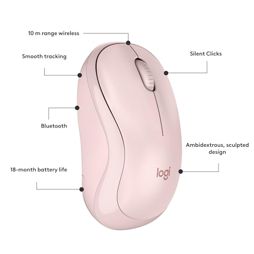 Wireless Mouse, 2.4GHz with USB Receiver, 12-Month Battery Life O87248