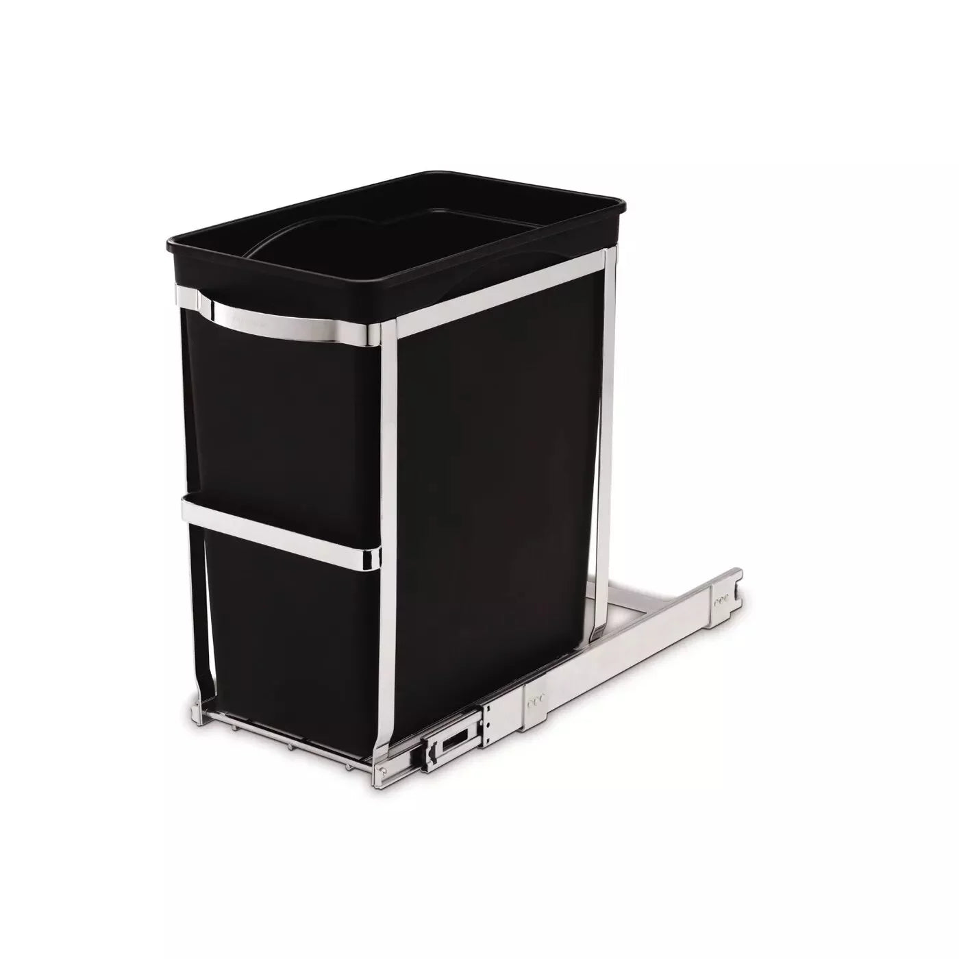 Under Counter Pull-Out Trash Can, 30 Liter / 8 Gallon, Heavy-Duty Steel Frame U374