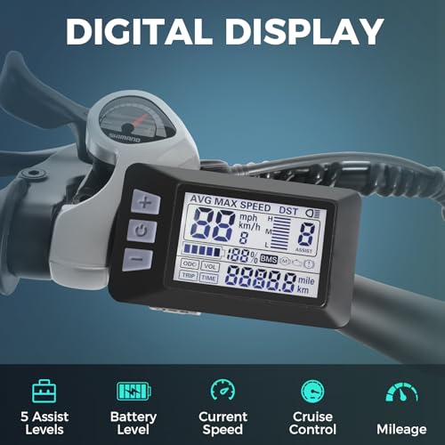 Electric Bike for Adults, 500W Motor, 48V Battery, 55 Miles Range V810199