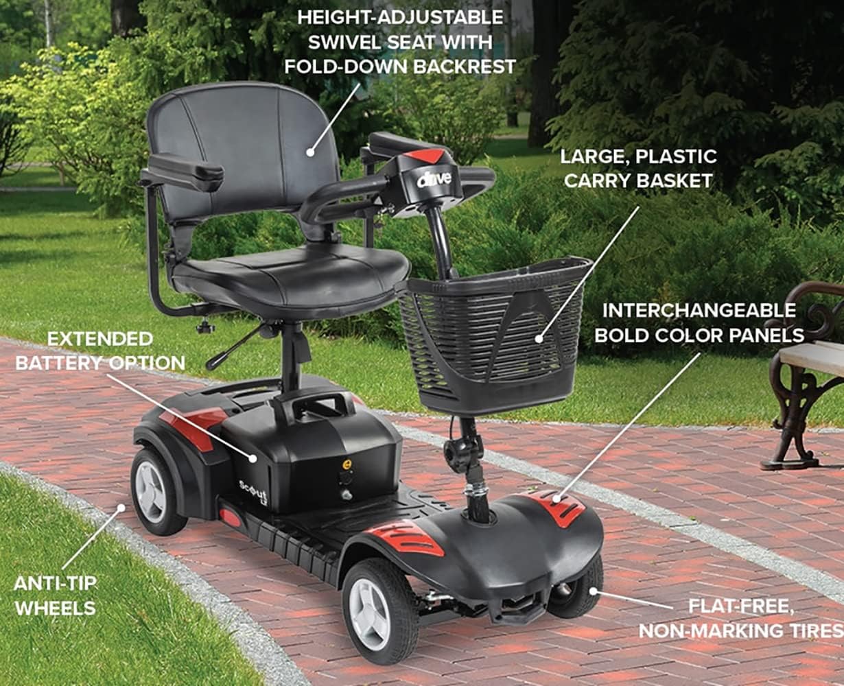 Travel Power Mobility Scooter with 5 Year Protection Plan N71574