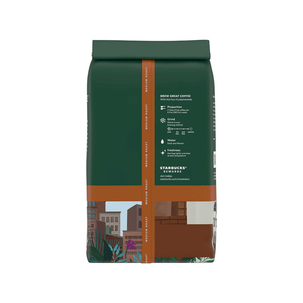 Medium Roast Whole Bean Coffee, 100% Arabica, 28 oz X4693
