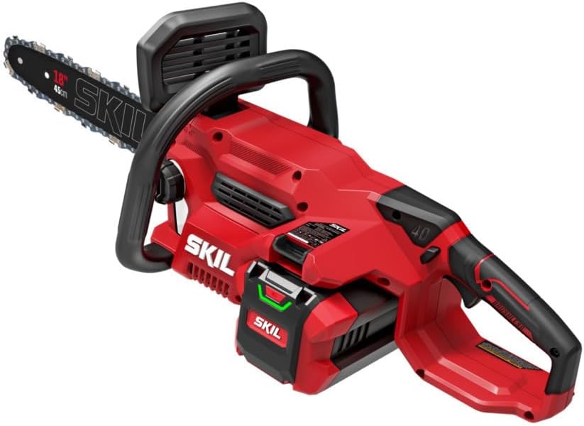 18 In. 40V Brushless Chainsaw Kit with Battery and Charger F4462