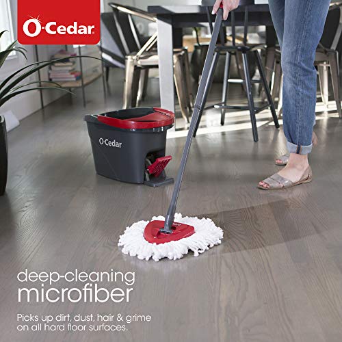 Microfiber Spin Mop and Bucket Cleaning System U86143