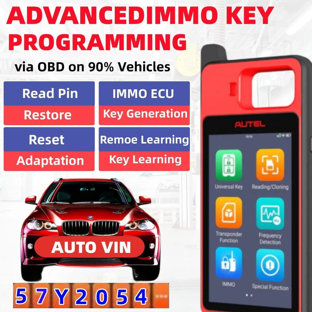 Key Fob Programmer Immobilizer Tool with Key Generation and Transponder Editing F589261