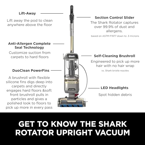 Upright Vacuum Cleaner for Home, Bagless, HEPA Filter Q241