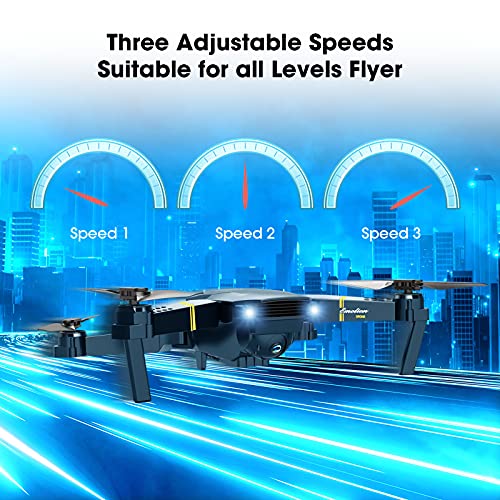Foldable Camera Drone for Adults Kids, 1080P FPV, 2 Batteries J186818