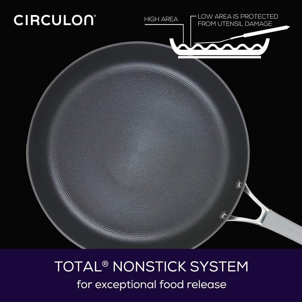 12 inch Hard-Anodized Nonstick Deep Frying Pan with Lid W542313