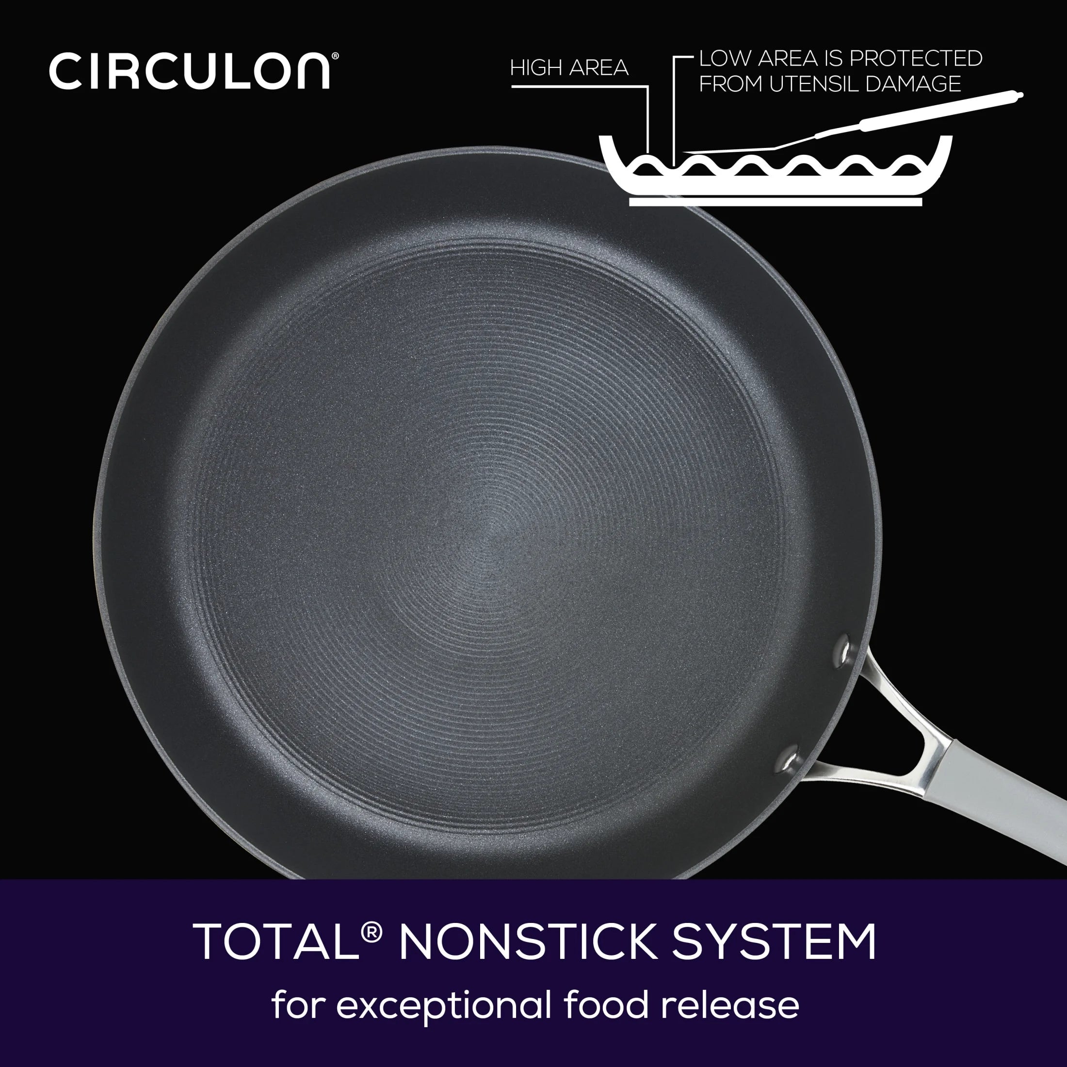 12 inch Hard-Anodized Nonstick Deep Frying Pan with Lid W542313