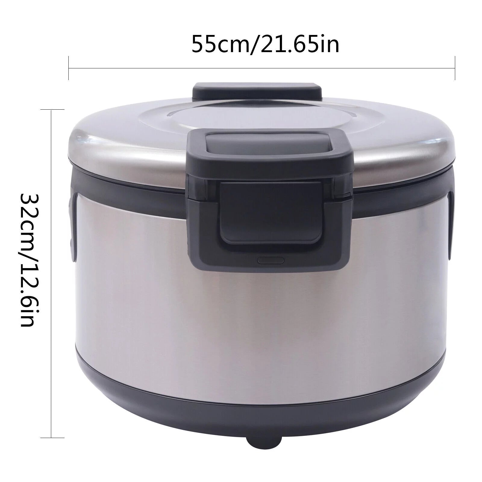 Stainless Steel Electric Rice Cooker with Non-Stick Pot O801115
