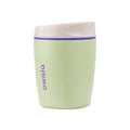 Owala SmoothSip Insulated Stainless Steel Coffee Tumbler, Reusable Iced Coffee Cup, Hot Coffee Travel Mug, BPA Free 20 oz, Gray (Cloudscape)