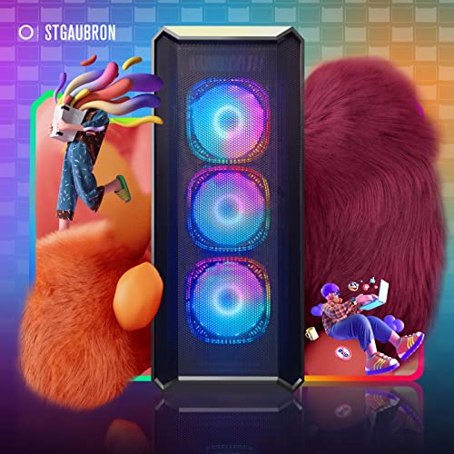 Gaming Desktop PC, Radeon RX 560, Intel Core i5, 16G Memory, 512G SSD T397