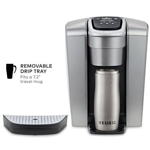 Single Serve K-Cup Pod Coffee Maker with Strength and Temperature Control V671355