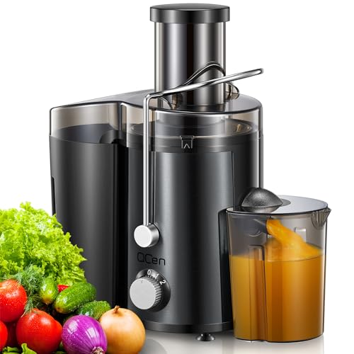 Juicer Machine, 800W Centrifugal Extractor with Wide Mouth Feed Chute, Stainless Steel, BPA-free V753