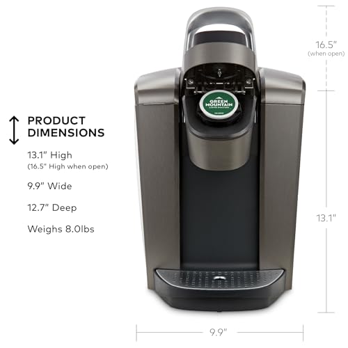 Single Serve K-Cup Pod Coffee Maker with Strength and Temperature Control V671355