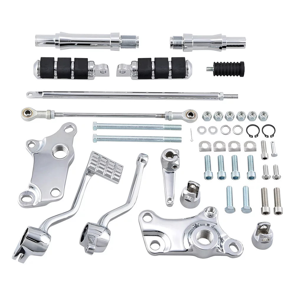 Chrome Billet Forward Controls Kit for Harley Sportster XL 883 1200 1991-2003 I939712
