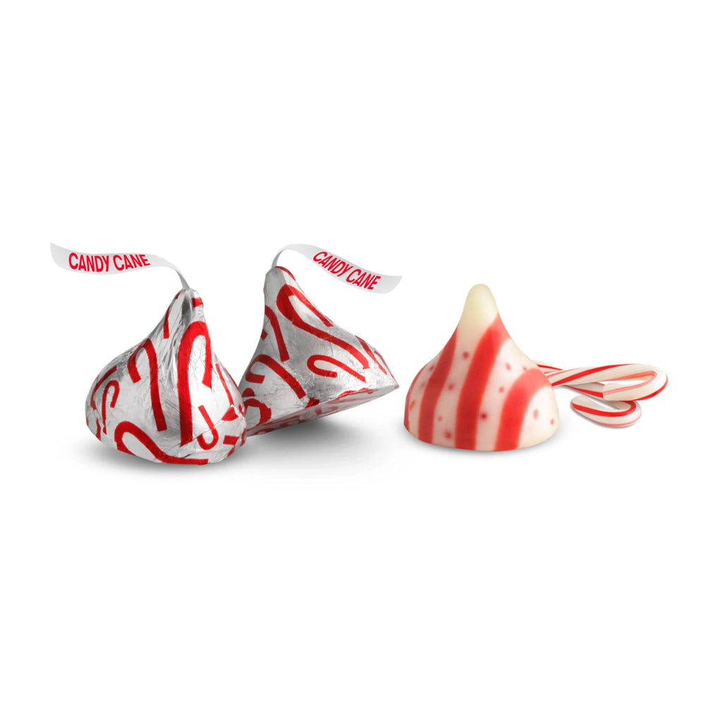 Kisses Candy Cane Flavored Christmas Candy Bulk Bag Y85308