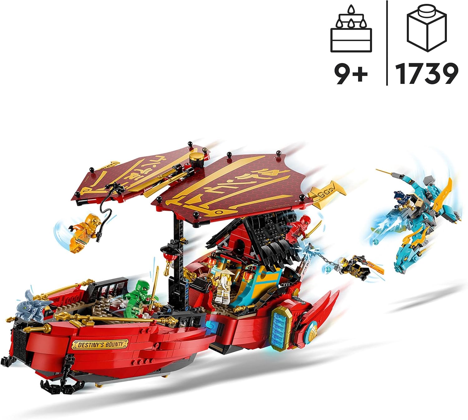 Ninjago Aerial Battleship Bounty Building Set W17042