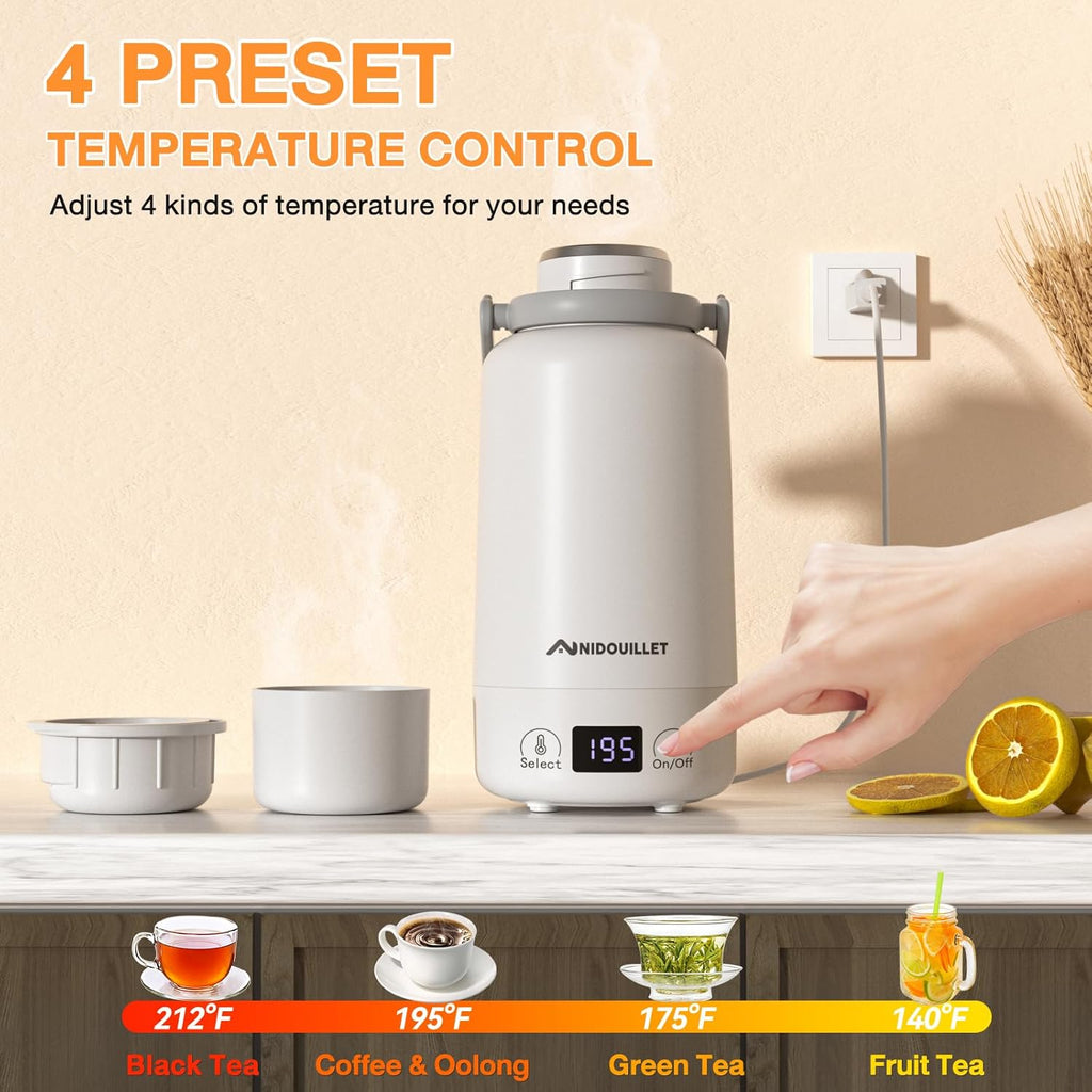 Portable Electric Kettle 1L for Travel I628379