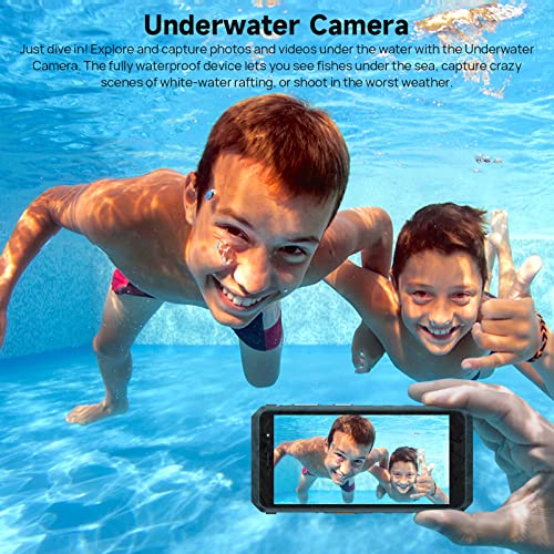Rugged Smartphone 8150mAh 8GB RAM 32GB Storage 16MP Camera 5.45" HD+ IP68 Waterproof 4G Dual SIM Unlocked J89815