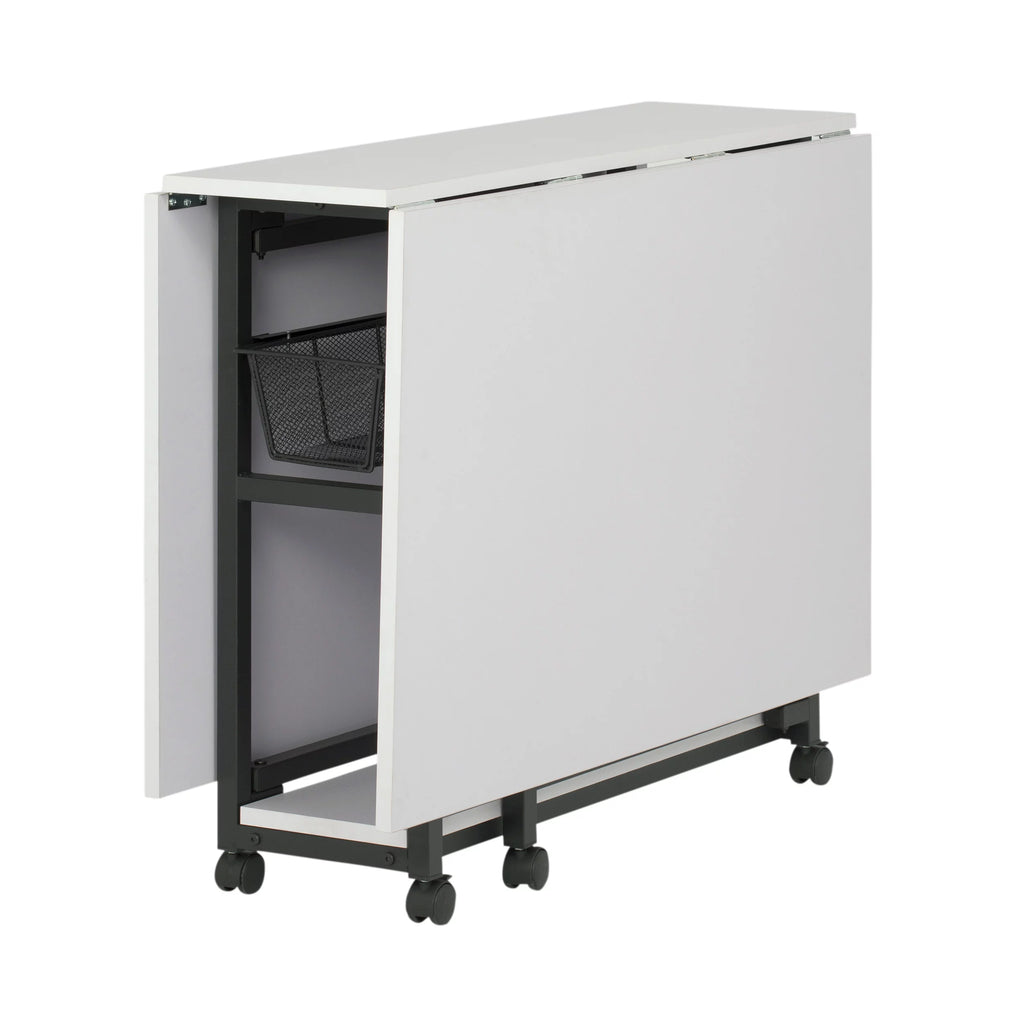 Mobile Fabric Cutting Table with Storage 30" H S462792