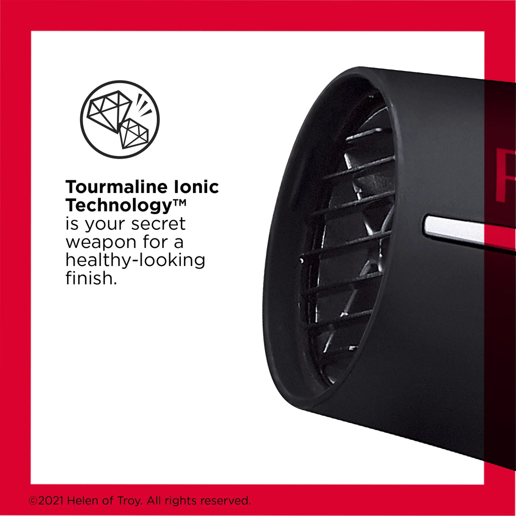 Ceramic Hair Dryer with Retractable Cord, Black S5007