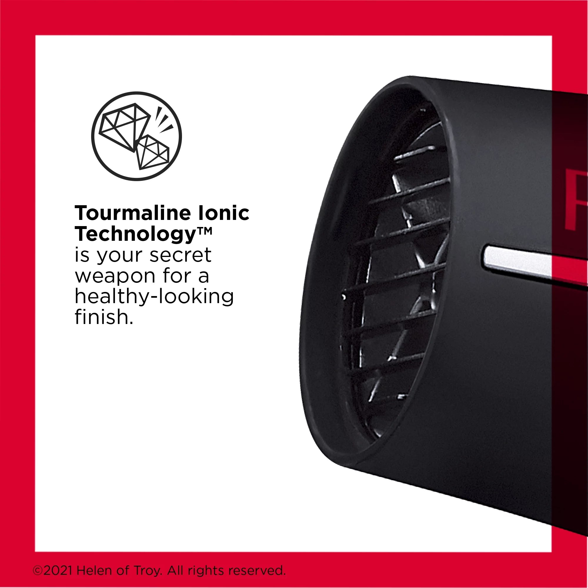 Ceramic Hair Dryer with Retractable Cord, Black S5007