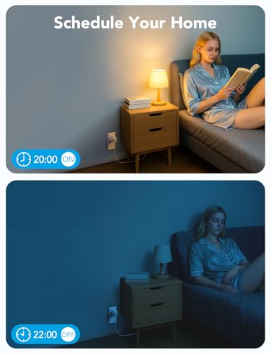 Smart Plug WiFi Outlet with Timer, 4 Pack R790