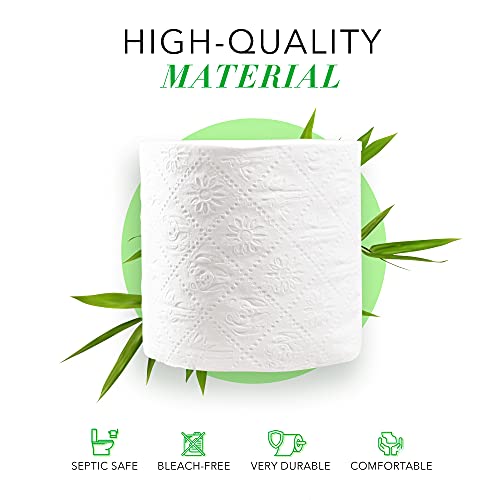 Bamboo Toilet Paper 2-Ply with Kitchen Towel, 24 Rolls J262