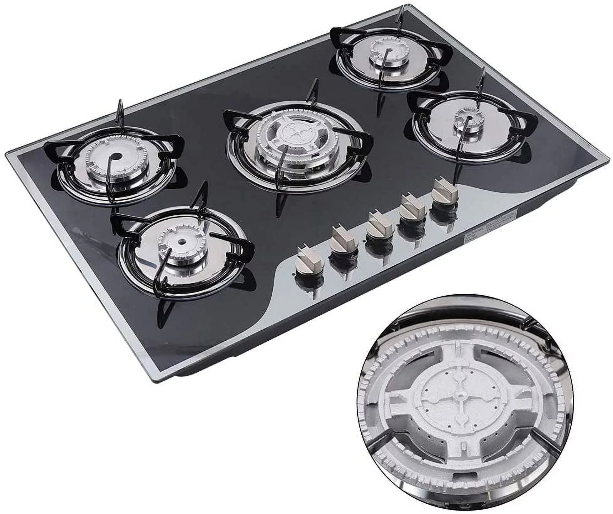 5 Gas Hobs Built-in Kitchen Cooker M30294