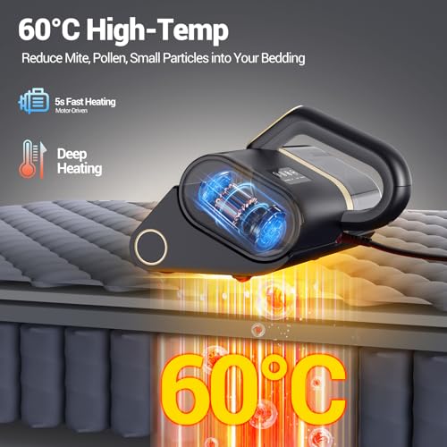 Mattress Vacuum Cleaner with HEPA Filter, 16Kpa Suction L8864