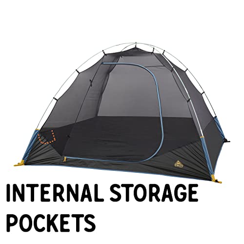 4 or 6 Person Camping Tent with Fiberglass Poles U99501