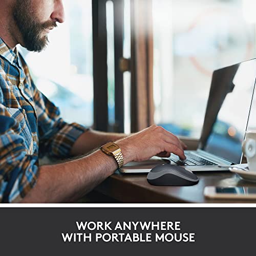 Wireless Mouse, 2.4GHz with USB Receiver, 12-Month Battery Life O87248