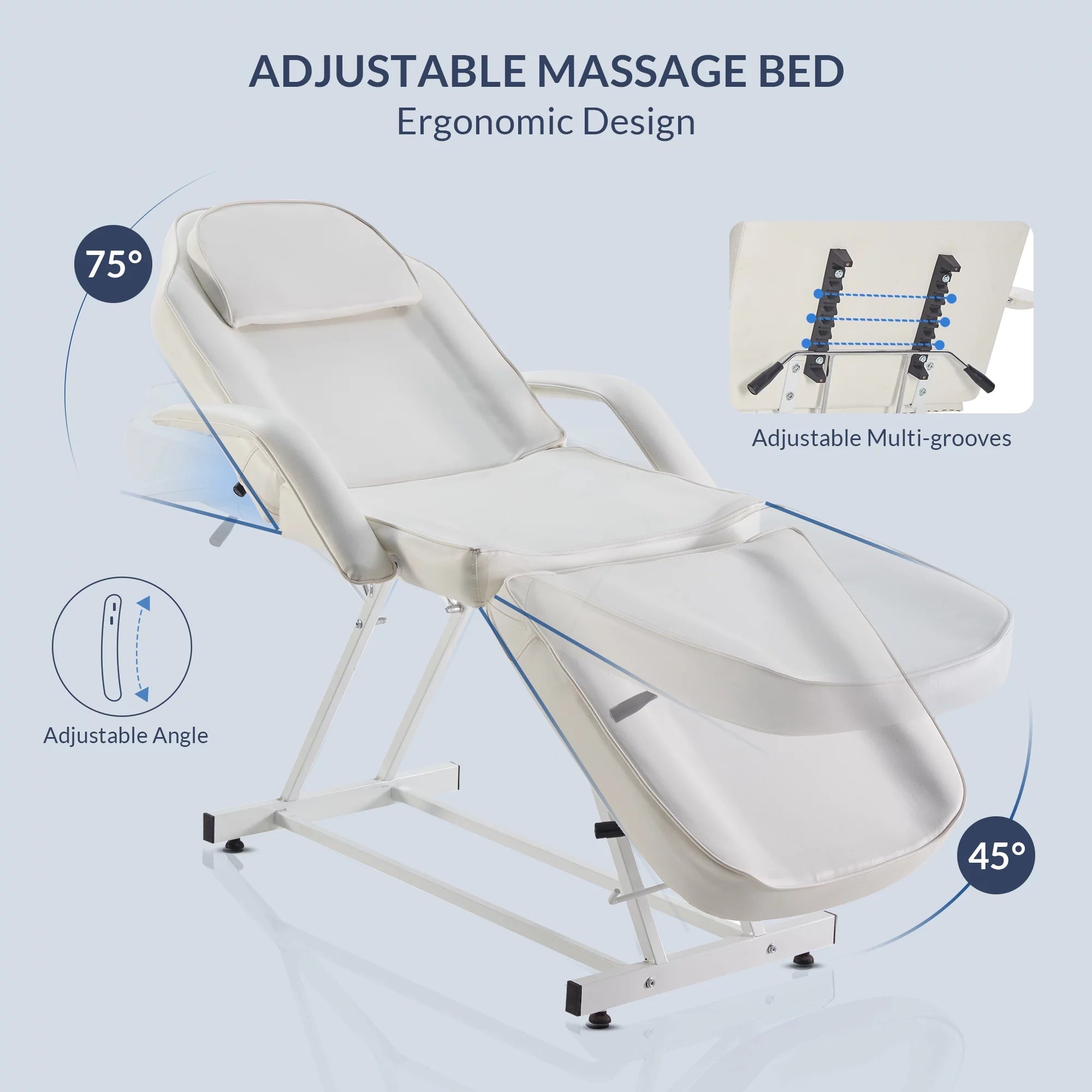 Massage Facial Bed Adjustable Table Chair Beauty Spa Salon Tattoo V293369