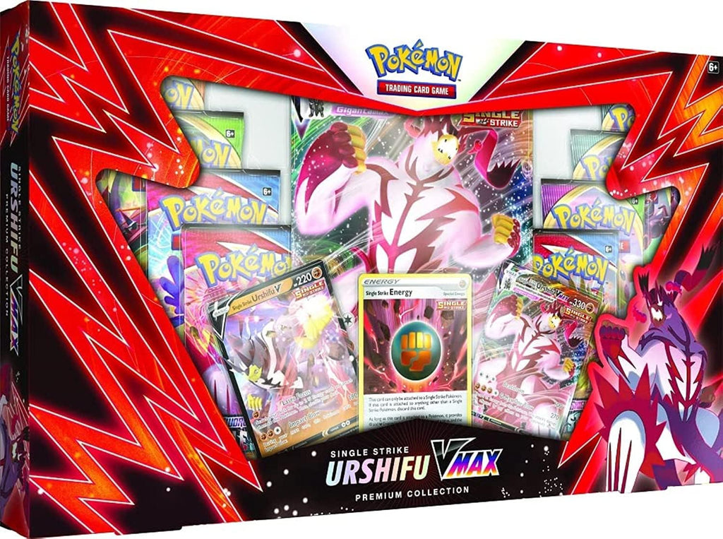 Pokemon | Urshifu Single Strike Vmax Premium Box | Card Game | Ages 6+ | 2 Players | 10+ Minutes Playing Time | Amazon Exclusive