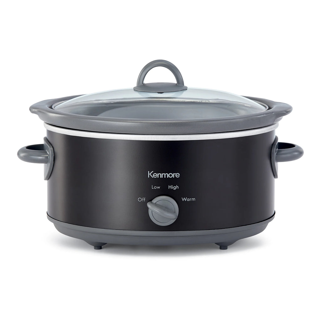 Slow Cooker 5 qt, Dial Control, Black V2829