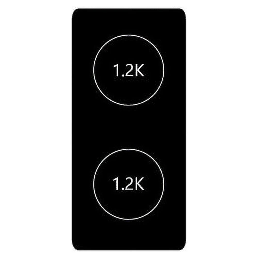 2-Burner Electric Cooktop in Black Z789617