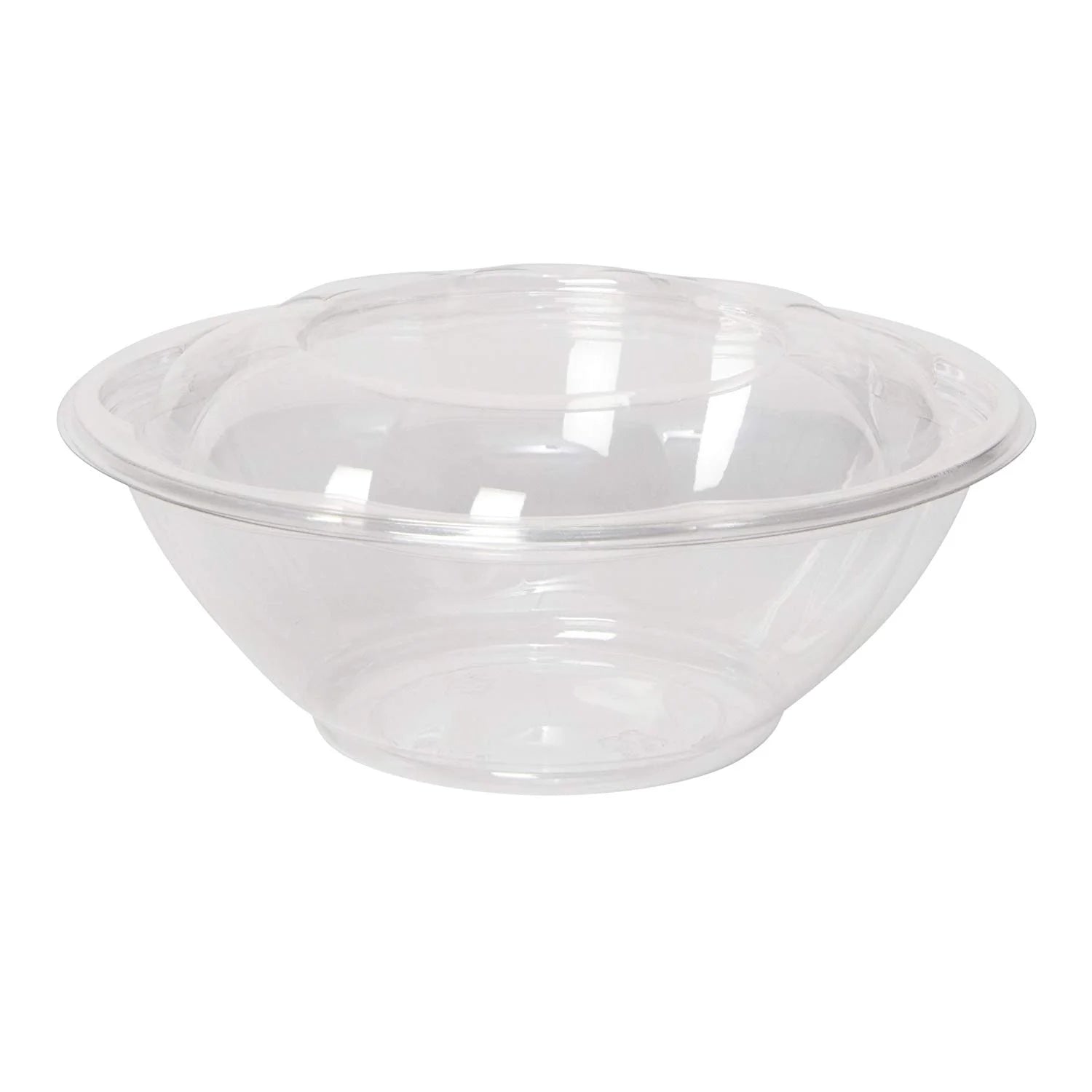24 oz Disposable Salad Bowls with Lids, 50-Pack Z953109