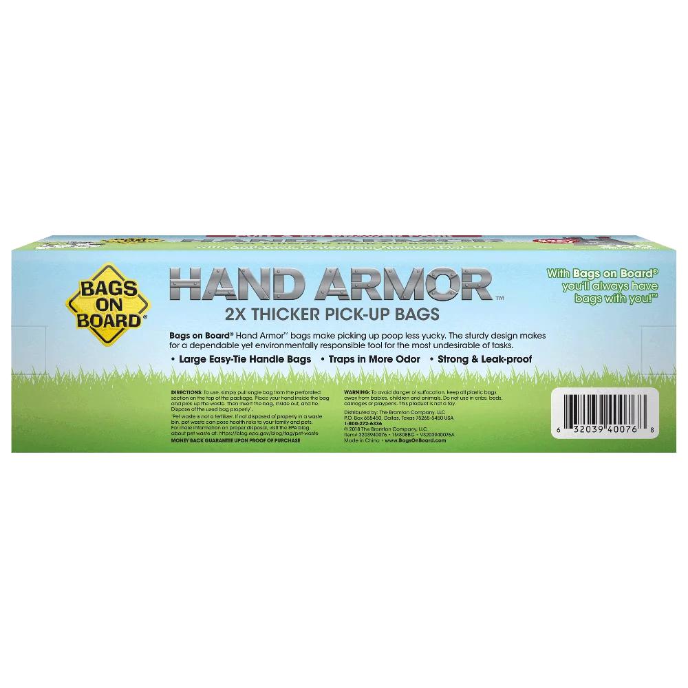 Dog Poop Bags, Extra Thick with Easy Tie Handles, 200 Count O830366