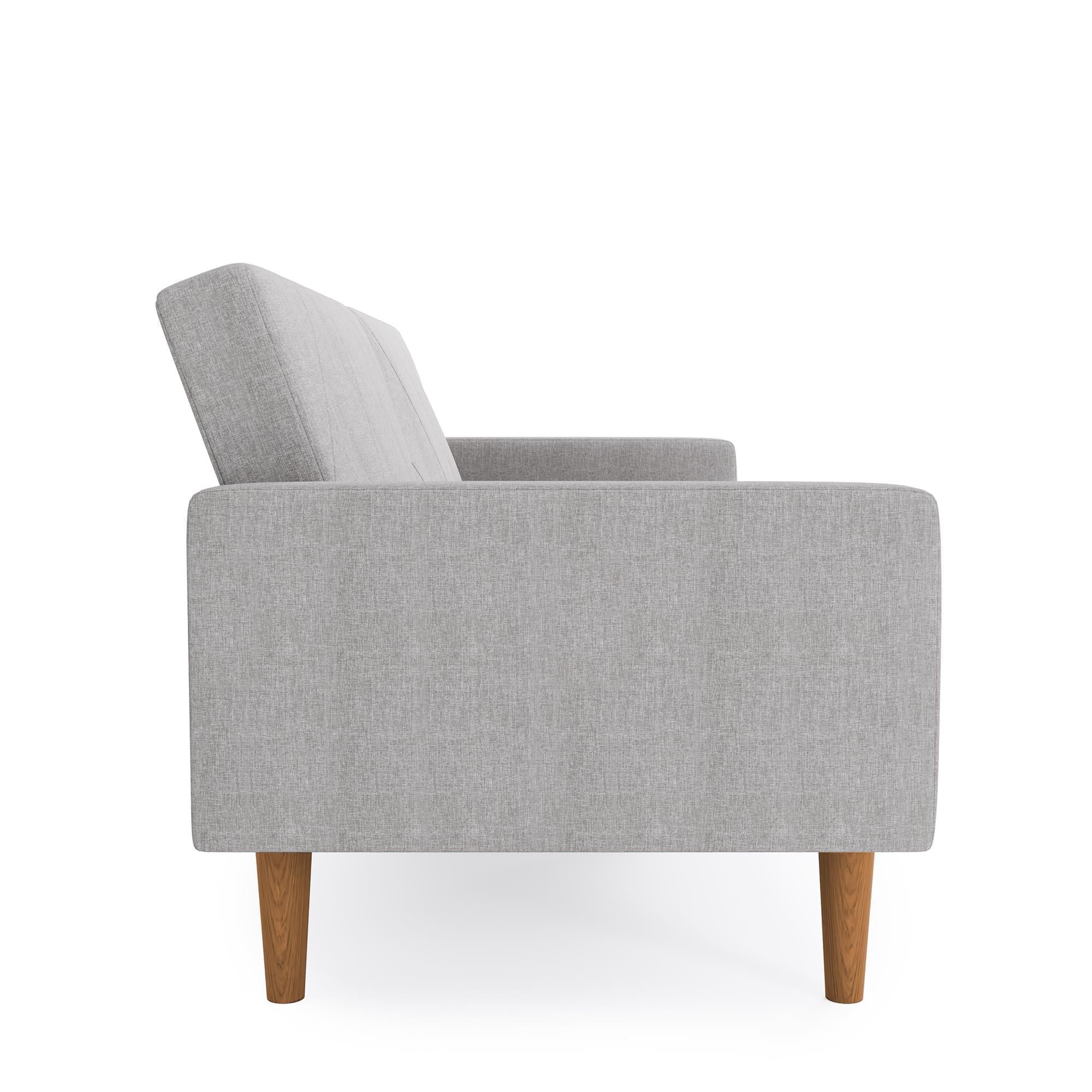 Convertible Sofa Bed with USB Port, Light Gray T950