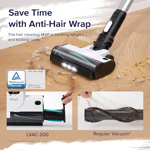 Cordless Stick Vacuum Cleaner with Tangle-Resistant Design, 50 Min Runtime N80748