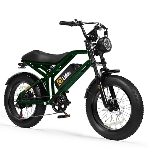Electric Bike for Adults 1500W Peak Motor 20" Fat Tires 28MPH Removable Battery Dual Suspension 7-Speed X2728