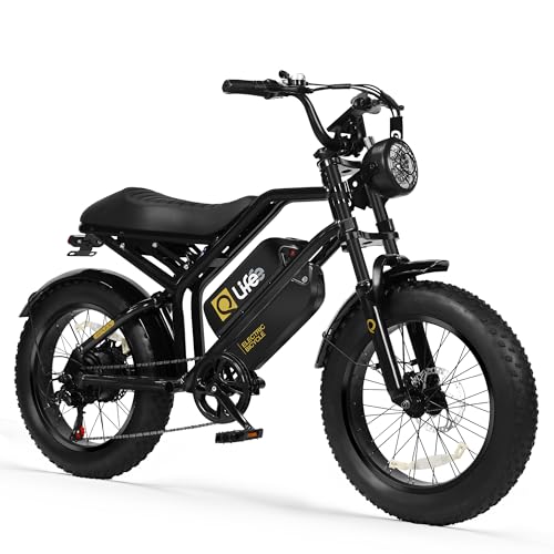 Electric Bike for Adults 1500W Peak Motor 20" Fat Tires 28MPH Removable Battery Dual Suspension 7-Speed X2728