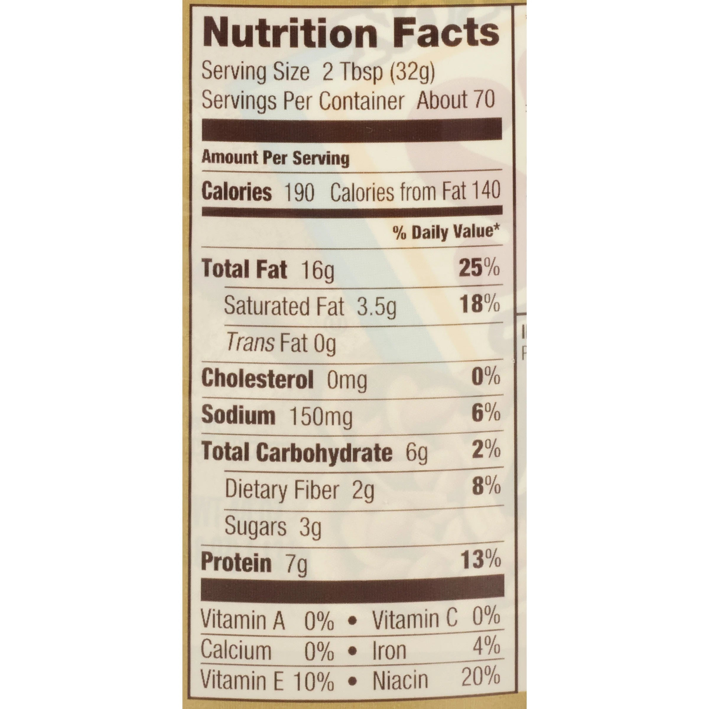 Natural Creamy Peanut Butter Spread, 40 oz Twin Pack P542