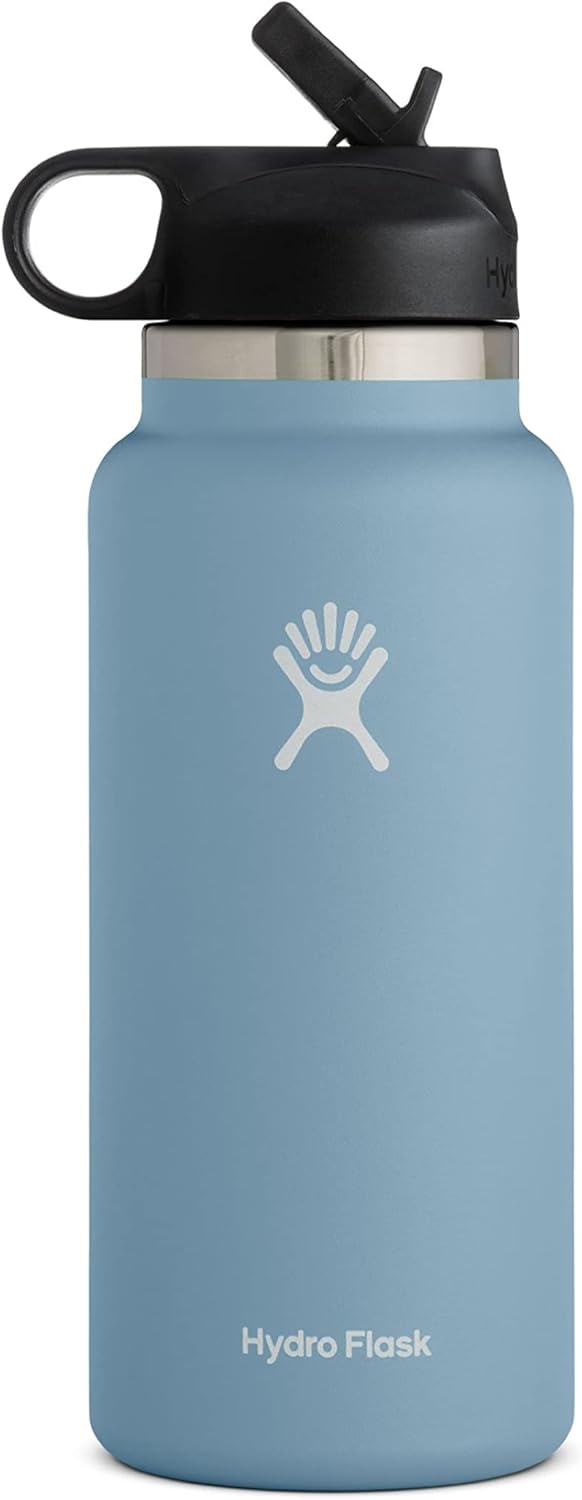 Hydro Flask 32 oz Wide Mouth Straw Lid Rain