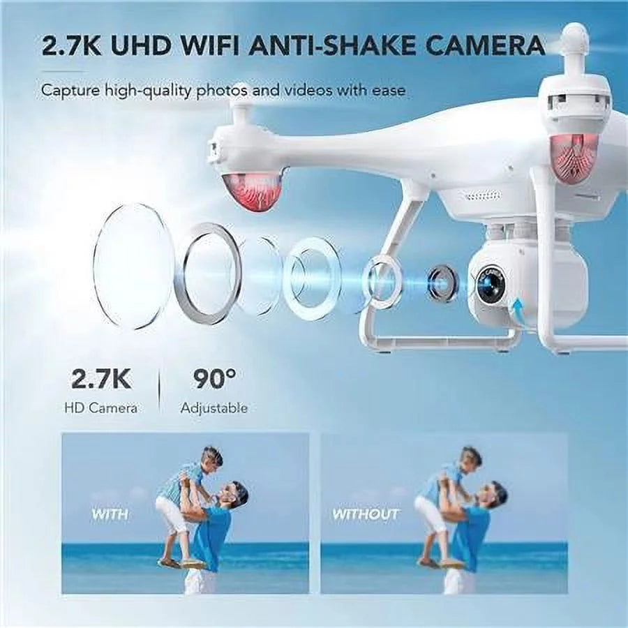 FPV RC Drone with 2.7K HD Camera and Carrying Bag L159