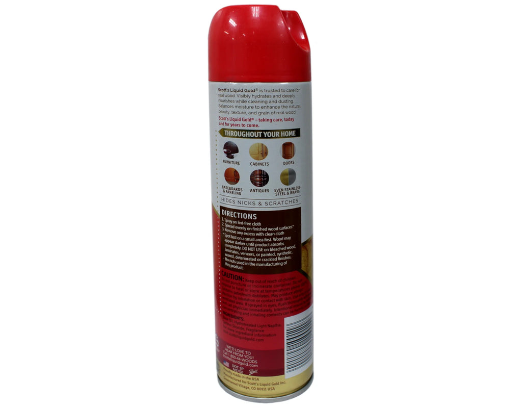 Furniture Polish Spray, Almond Scent, 10 oz T65434