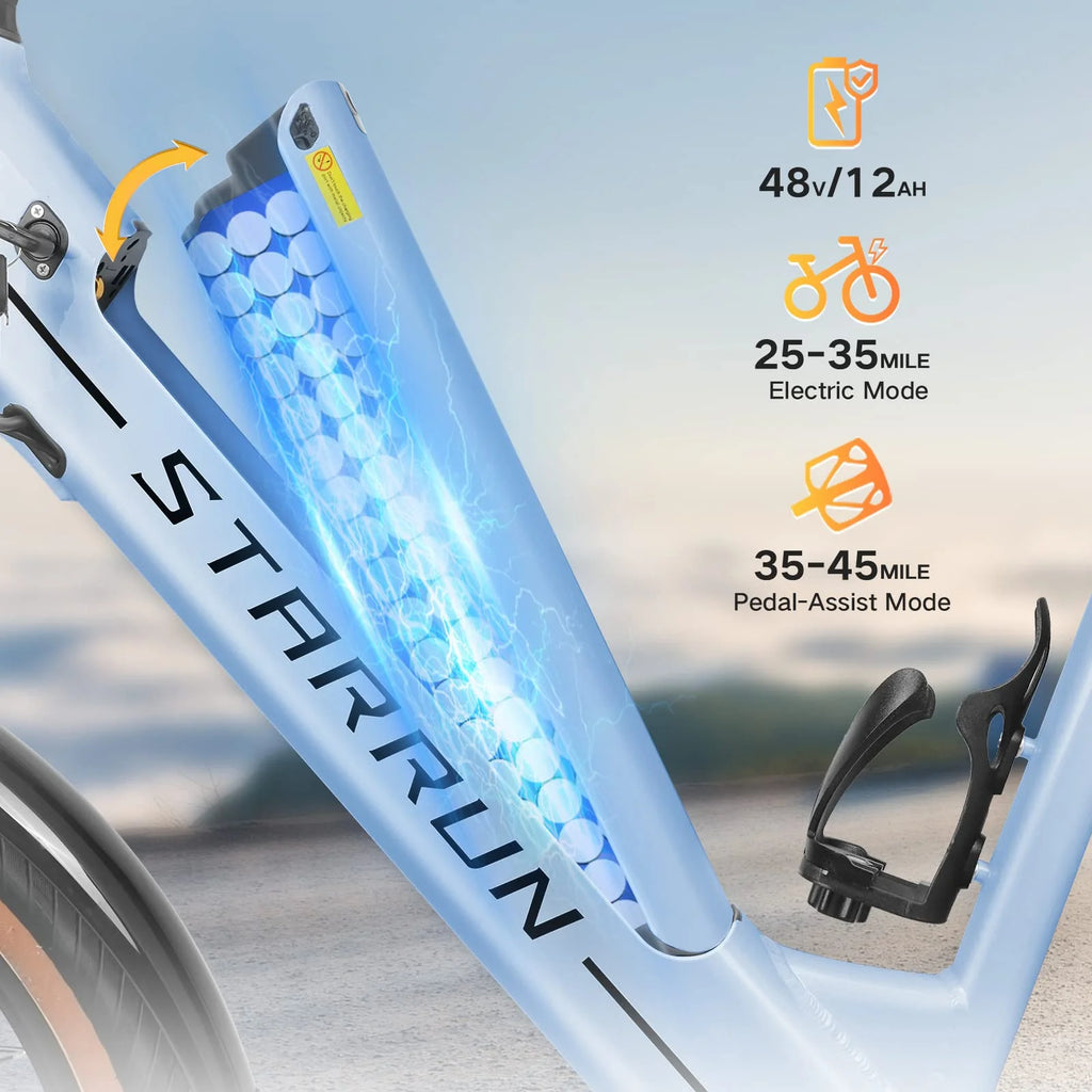 Electric Bike for Adults, 500W, 48V 12Ah, 7-Speed N3746